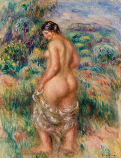 Banhista em pé de Pierre Auguste Renoir