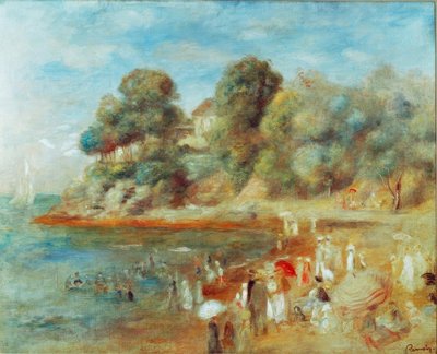 Strand bebe Pornic de Pierre Auguste Renoir