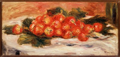 Morangos (óleo sobre tela) de Pierre Auguste Renoir