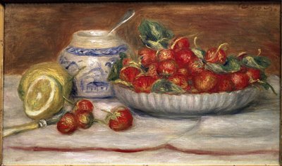 Morangos (óleo sobre tela de Pierre Auguste Renoir