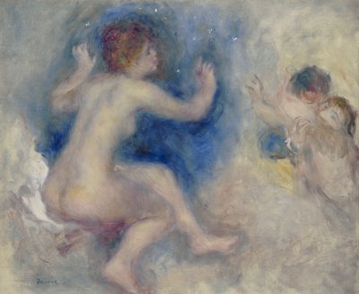 Estudo para "Cena de Tannhäuser, Terceiro Ato", 1879 de Pierre Auguste Renoir