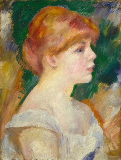 Suzanne Valadon, c. 1885. de Pierre Auguste Renoir