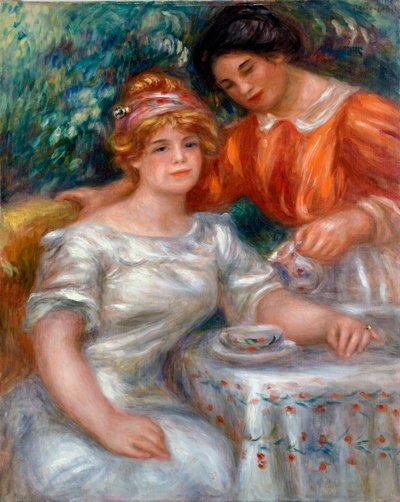 Hora do chá de Pierre Auguste Renoir
