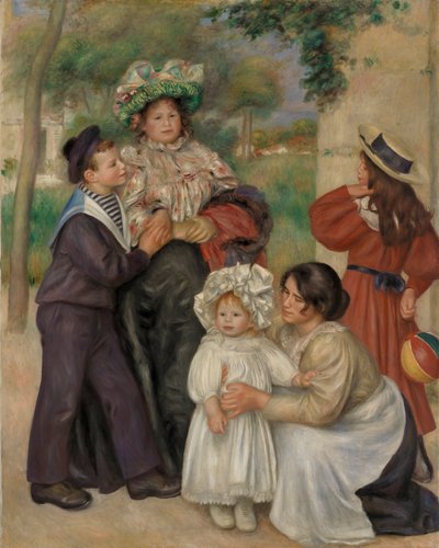 A família do artista de Pierre Auguste Renoir