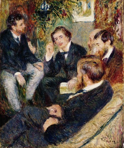 O estúdio do artista, Rue Saint-Georges, 1876 de Pierre-Auguste Renoir