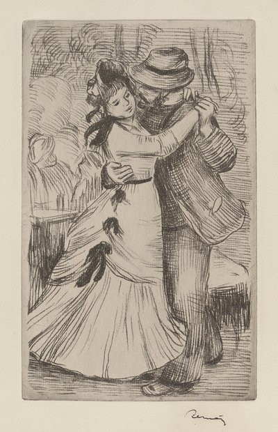 A Dança do País de Pierre-Auguste Renoir