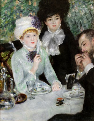 O Fim do Almoço, 1879 de Pierre Auguste Renoir