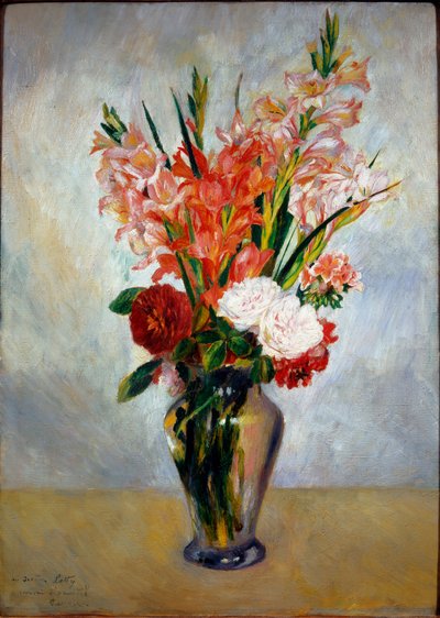 As Gladiolas de Pierre Auguste Renoir