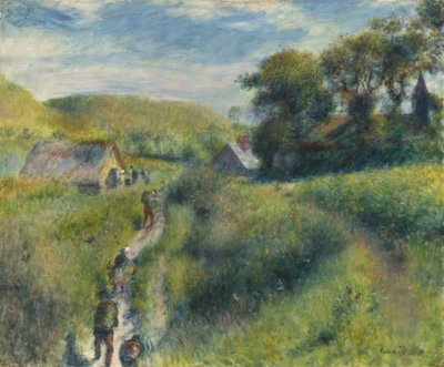 A colheita do mexilhão, 1879 de Pierre Auguste Renoir