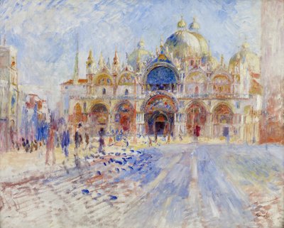 A Piazza San Marco, Veneza de Pierre Auguste Renoir