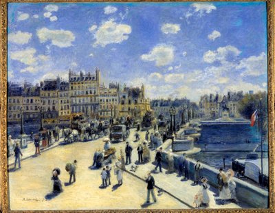 A Pont Neuf em Paris de Pierre Auguste Renoir