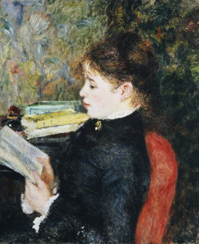 O Leitor, 1877 de Pierre Auguste Renoir