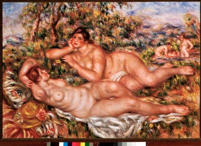 Os banhistas (óleo sobre tela de Pierre Auguste Renoir