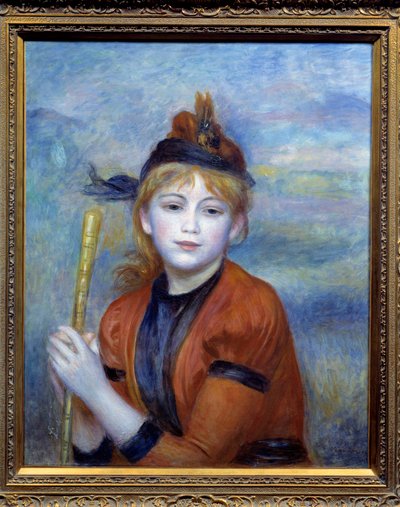 O caminhante. Pintura de Pierre Auguste Renoir (1841-1919) de Pierre Auguste Renoir