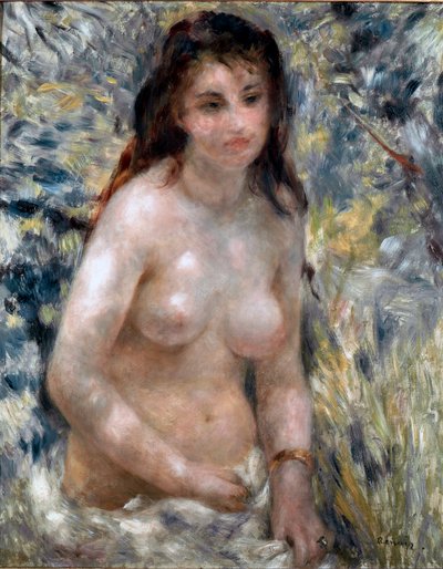 Torso, efeito do sol de Pierre Auguste Renoir