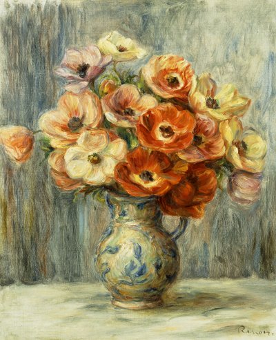 Vaso d "Anêmonas, de Pierre Auguste Renoir