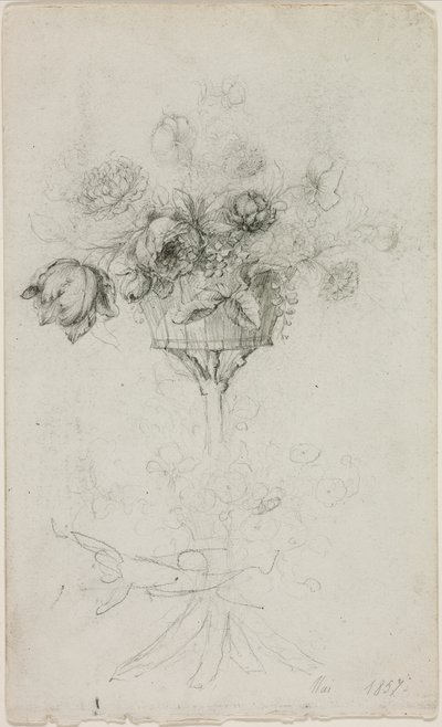 Vaso de flores de Pierre Auguste Renoir