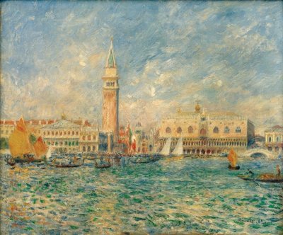 Vista de Veneza (Palácio Ducal) de Pierre Auguste Renoir