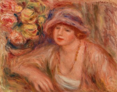 Mulher inclinada de Pierre Auguste Renoir