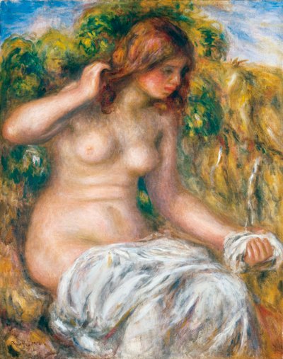 Mulher na primavera de 1914 de Pierre Auguste Renoir