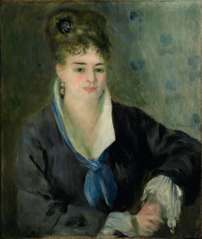 Mulher de Preto de Pierre-Auguste Renoir