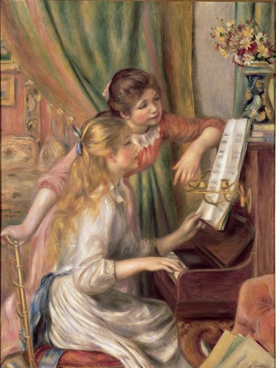 Meninas ao Piano de Pierre Auguste Renoir