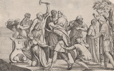 Sacrifício de Ifigênia, 1607-61 de Pierre Biard