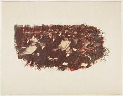 Au Theatre, c. 1897-1898 (publicado em 1899) de Pierre Bonnard