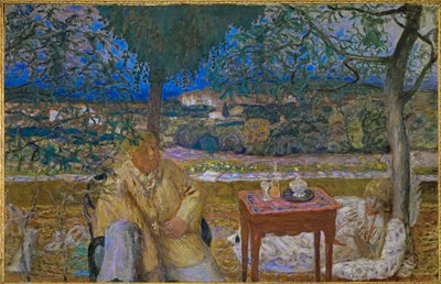 Conversa em Provence óleo sobre tela) de Pierre Bonnard