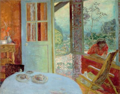 A sala de jantar no campo de Pierre Bonnard