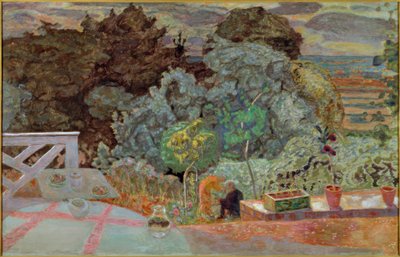 O terraço de Pierre Bonnard