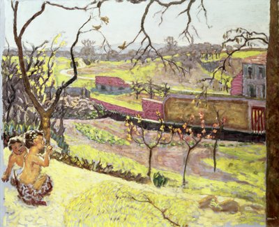 Início da Primavera (Little Fauns), c.1909 de Pierre Bonnard