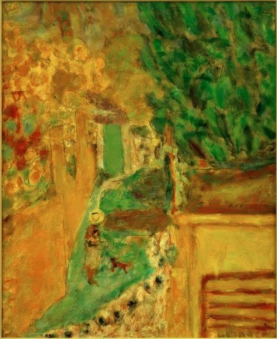 Escadas para Cannet (Treppe em Le Cannet) de Pierre Bonnard