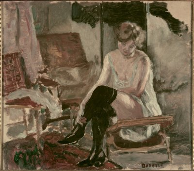 Estudo de jovem em sua chaiselongue de Pierre Bonnard
