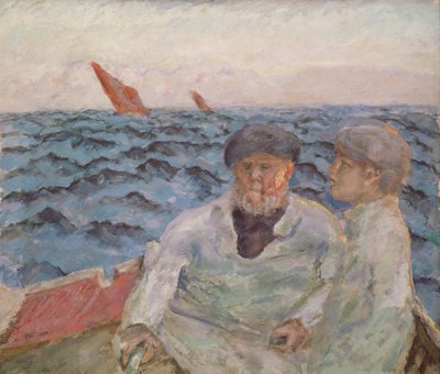 Pescadores na Bretanha, 1907 de Pierre Bonnard