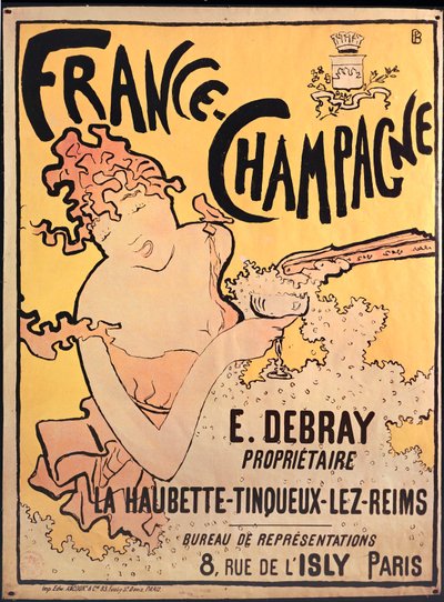 França Champagne. Litografia ... (litografia) de Pierre Bonnard