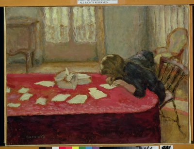 Escrita de Menina de Pierre Bonnard