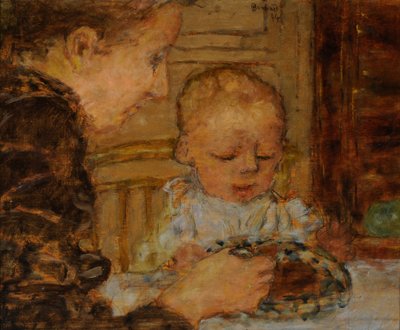 Avó e Criança de Pierre Bonnard