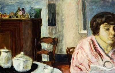 Interior com Cabeça; Interior com cabeça de Pierre Bonnard