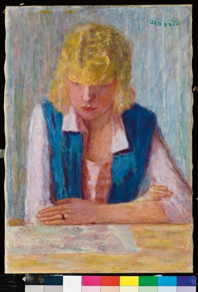 A loira de colete azul de Pierre Bonnard