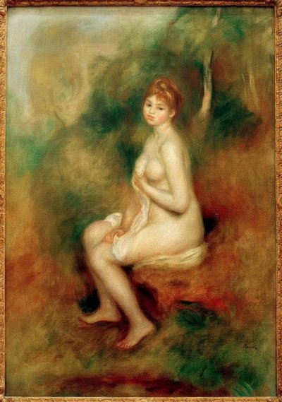 A mulher tem a garça de Pierre Bonnard