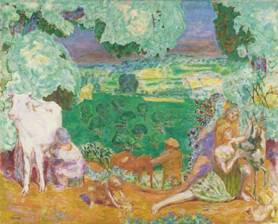 Paisagem pastoral de La Symphonie, 1916-1920 de Pierre Bonnard