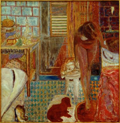 O armário do banheiro de Pierre Bonnard