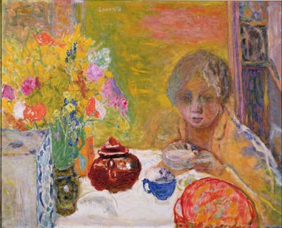 O café da manhã, 1932 de Pierre Bonnard