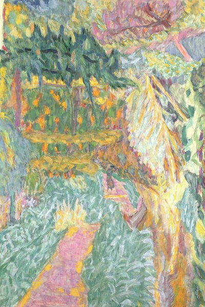 O jardim no Le Cannet de Pierre Bonnard