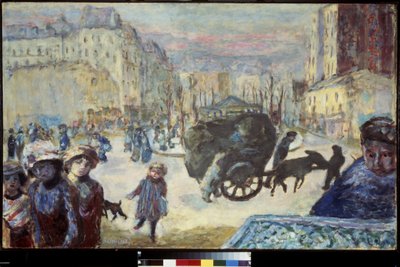 Manhã em Paris (Manhã em Paris). Pintura de Pierre Bonnard (1867-1947) de Pierre Bonnard