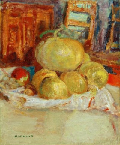 Natureza morta com frutas de Pierre Bonnard