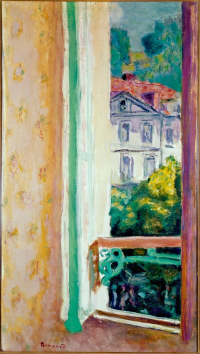 Janela aberta em Uriage Painting by Pierre Bonnard (1867-1947) Milão, Coleção Jesi de Pierre Bonnard