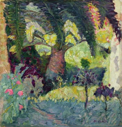 Palmeiras em Le Cannet, 1924 de Pierre Bonnard