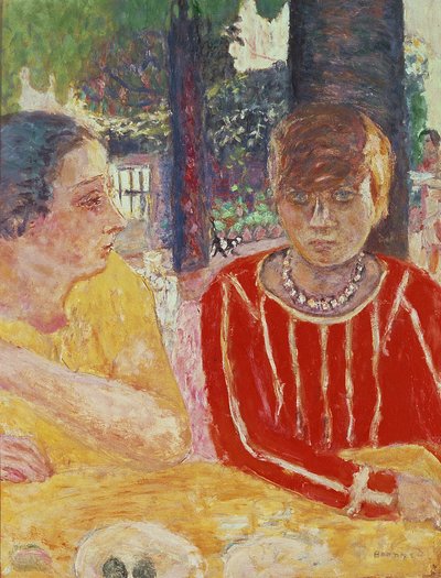 Retrato da Rainha Natanson e Martha Bonnard, 1928 de Pierre Bonnard
